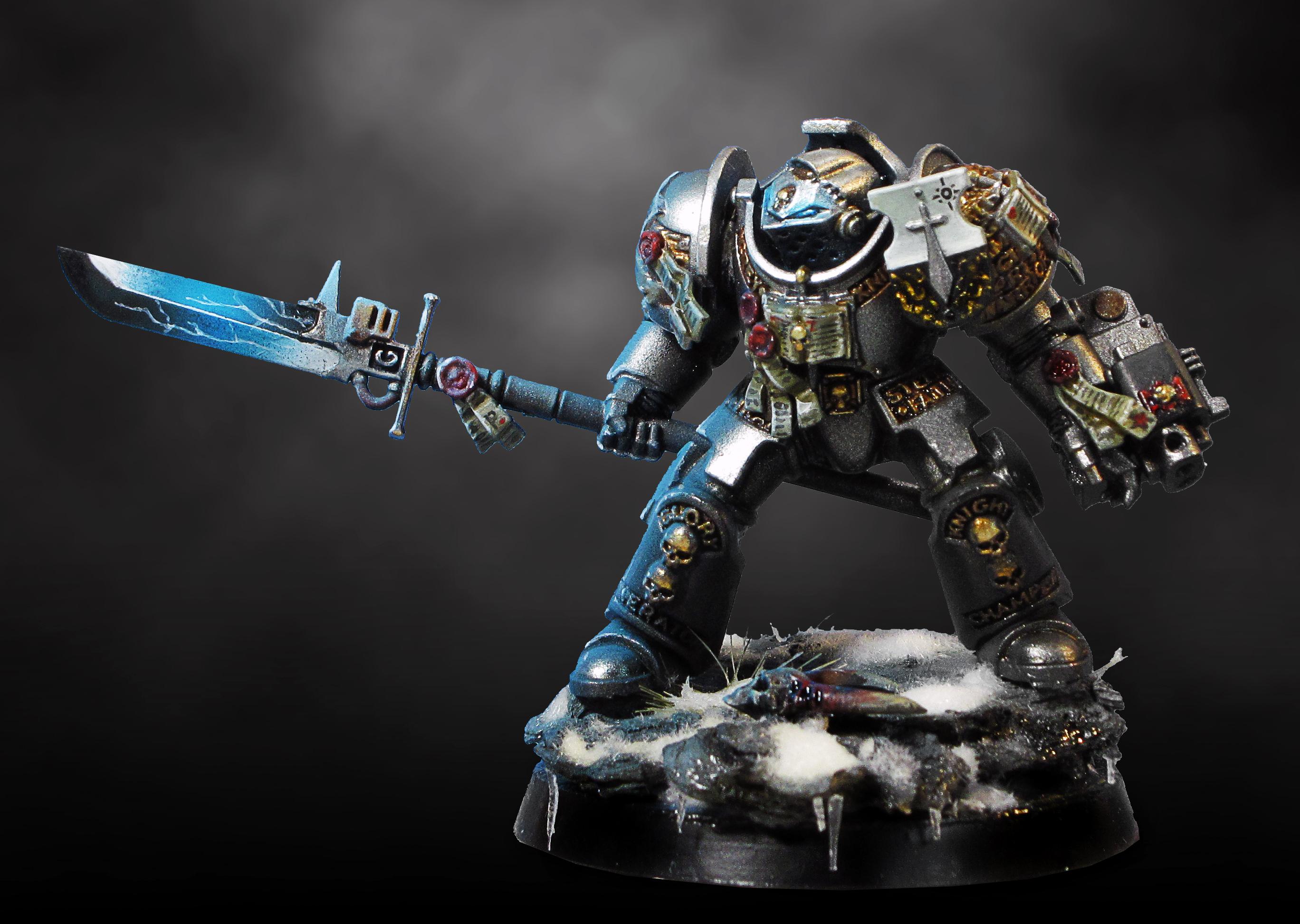 Bit Grey Knight Warhammer 40K - GKTE37 Incinerator Terminator Chevalier Gris - Pièce Dégrappée Comme Neuve